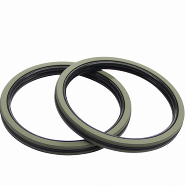 Compact seals for pneumatic cylinder